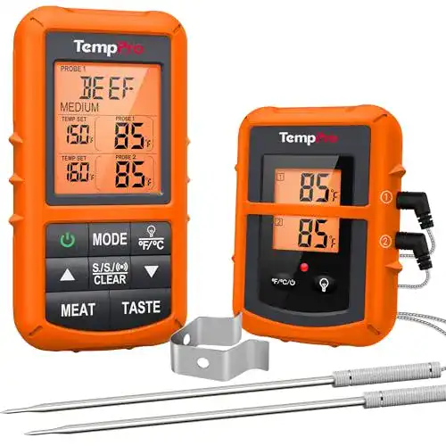 Grillthermometer ThermoPro TP20 Funk Digital Bratenthermometer