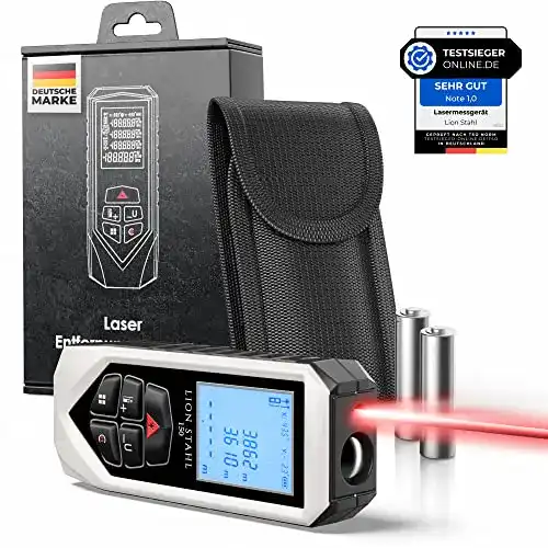 Laser Entfernungsmesser Lion Stahl Germany 5 cm bis 150 m