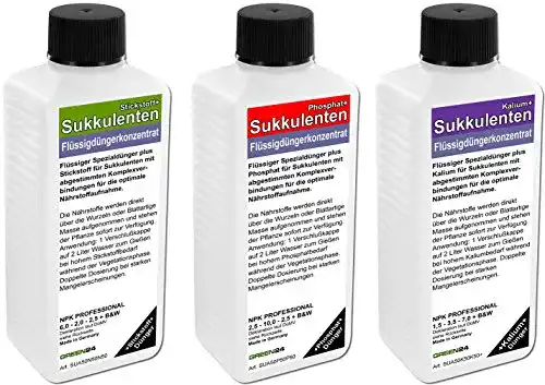 Kakteendünger Set für Kakteen und Sukkulenten