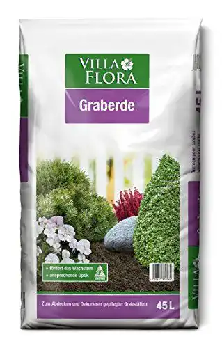 Graberde Villa Flora 45 Liter für Grabstätten und Pflanzen