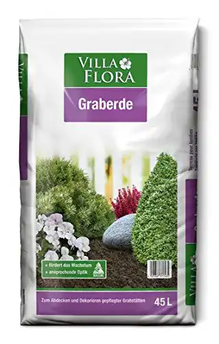Graberde Villa Flora 45 Liter für Grabstätten und Pflanzen