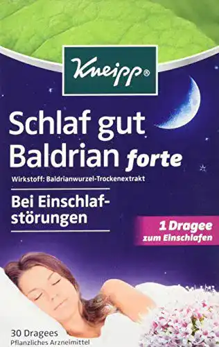 Baldrian-Dragees Kneipp Schlaf gut Baldrian forte 30 Dragees