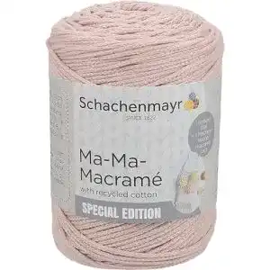 Schachenmayr Ma-Ma-Macramé Garn in Rose, 250g, 190m, 85% Baumwolle