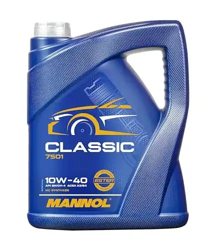 Motoröl 10W40 MANNOL Classic 5 Liter API SN/SM/CF