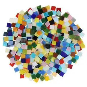 Mosaiksteine aus Glas – 700 Stück (500g) zum Basteln und Dekorieren