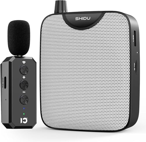 Tragbarer Sprachverstärker Shidu mit Bluetooth Lautsprecher und Mikrofon