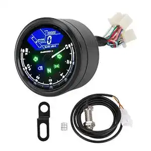 KIMISS LCD Motorrad Tachometer Digitaltacho für Motorräder