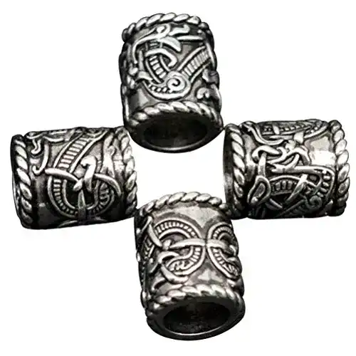 Bartperlen Sevenmy Norse Viking für Bart und Haar Charms