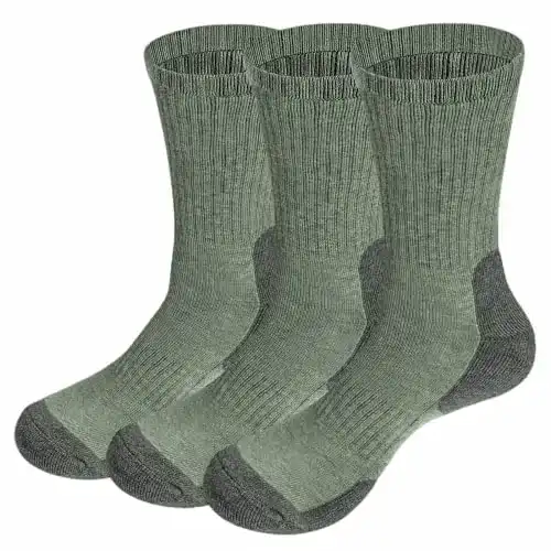 Wandersocken YUEDGE – 3 Paar Trekkingsocken für Herren