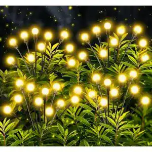 Gartenbeleuchtung Solar Fiflying Solarlampen für Außen, 4 Stück