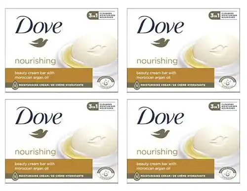 Dove Seife Nourishing Soap Bar (4 x 90 g)