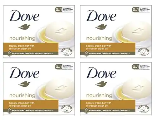 Dove Seife Nourishing Soap Bar (4 x 90 g)