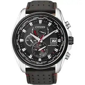 Citizen Herren Analog Eco-Drive Uhr mit Lederarmband