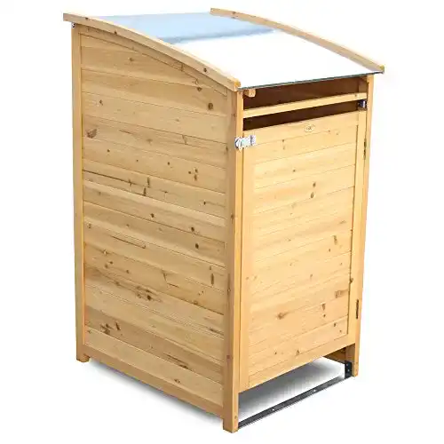 Mülltonnenbox Habau 3151 für 240 Liter, 81 x 92 x 124 cm