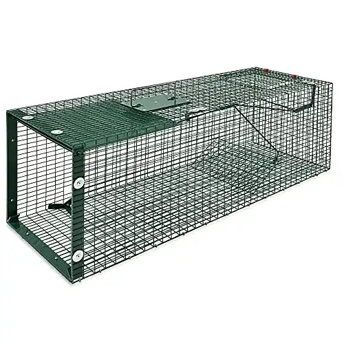 Moorland Safe 5002 Waschbärfalle 90x30x30cm Lebendfalle für verschiedene Tiere