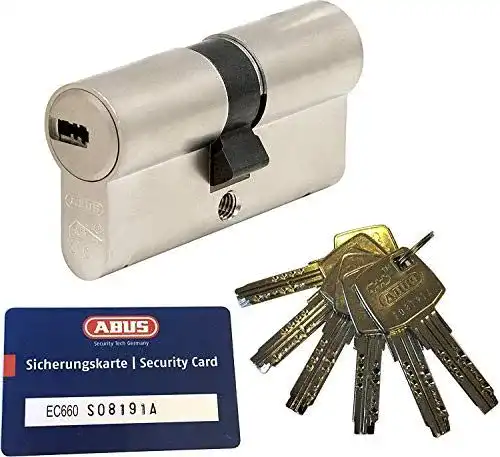 Abus Schließzylinder EC660 Profil-Doppelzylinder mit 6 Schlüsseln
