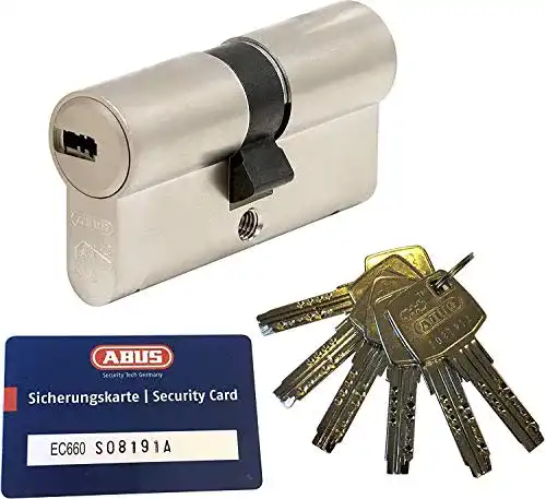 Abus Schließzylinder EC660 Profil-Doppelzylinder mit 6 Schlüsseln