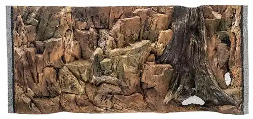 3D Aquarium-Rückwand Wyskont Korfu 97×45 cm für Aquarien und Terrarien