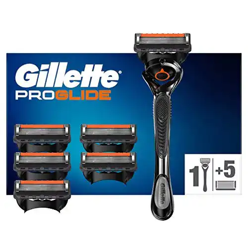 Gillette Fusion 5 ProGlide Herrenrasierer mit Trimmerklinge und 6 Klingen
