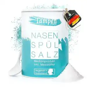 Nasenspülsalz Tampen 120 Anwendungen (300g) mit Messlöffel