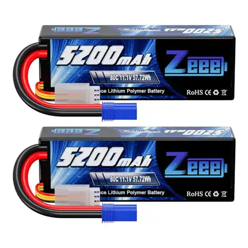 Zeee 3S LiPo Akku 11,1V 80C 5200mAh Hardcase für RC Modelle