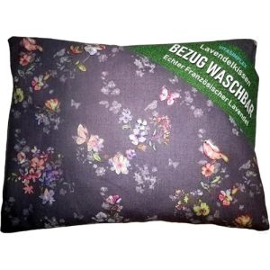 Lavendelkissen Vitasimplex mit Bezug Motiv 449 (Blume lila) 24 cm x 20 cm