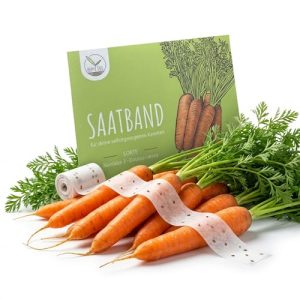 Möhren-Samen Happyseed Saatband für Karotten (Nantaise 2) 5m