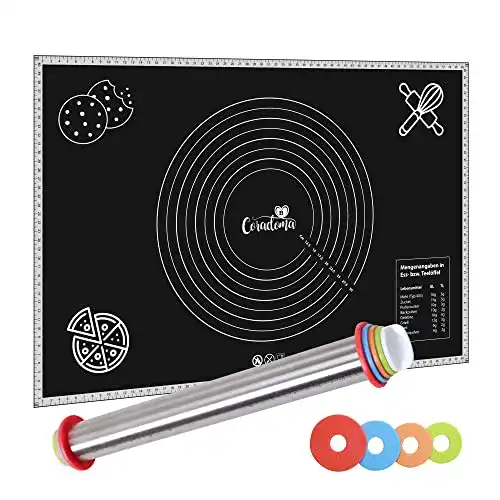 Silikon-Backmatte Coradoma 60×40 cm für Hobbybäcker