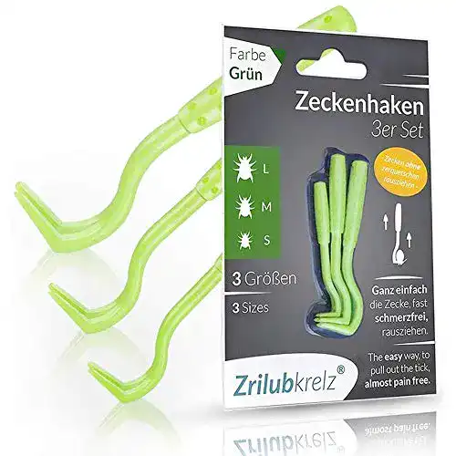 Zeckenentferner Zrilubkrelz – 3-teiliges Set für sichere Anwendung