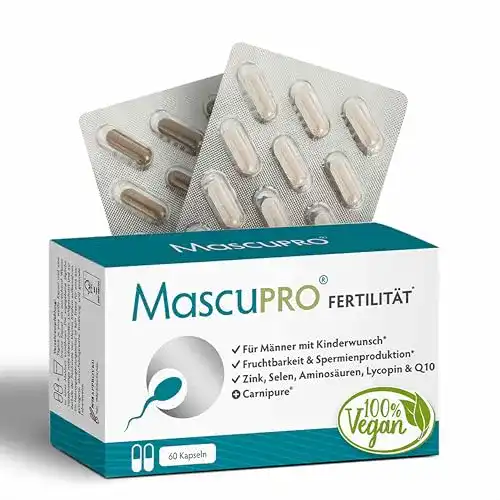 Kinderwunschpräparate Mascupro für Männer mit veganer Formel