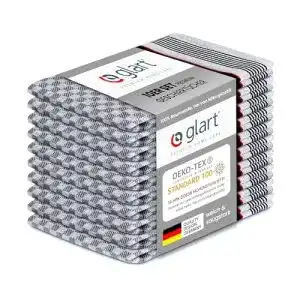 Grubentuch Glart 48GS 10er Set aus 100% Baumwolle