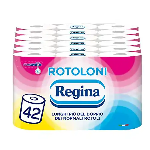 Regina Toilettenpapier, 42 Rollen, 2-lagig, umweltfreundlich