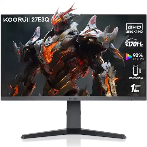 Koorui Gaming Monitor 27 Zoll mit 170Hz und 1ms Reaktionszeit
