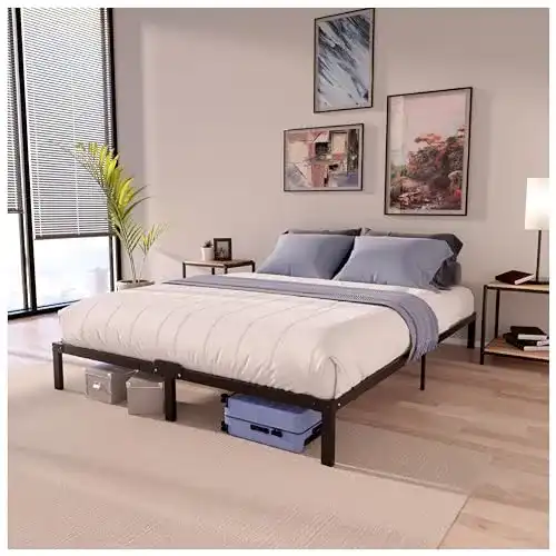 Metallbett Dreamzie 140×200 mit Lattenrost und Stauraum
