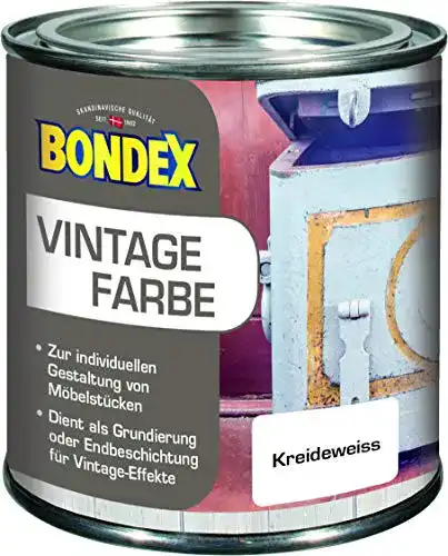Bondex Vintage Farbe Kreideweiß 0,375 L für 5 m²