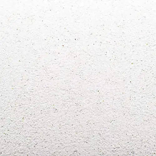 Flüssigtapete Baumwollputz Schneeweiß mit Glimmern