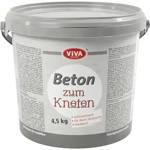 Knetbeton von Viva Decor zum Modellieren für kreative Projekte