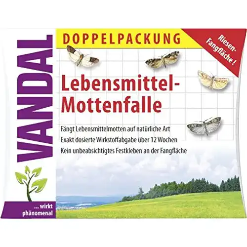 Lebensmittelmottenfalle Vandal – Effektive Falle gegen Lebensmittelmotten