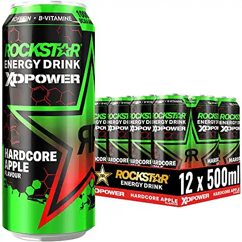 Energy Drink Rockstar XD Power Hardcore Apple – Koffeinhaltiger Softdrink