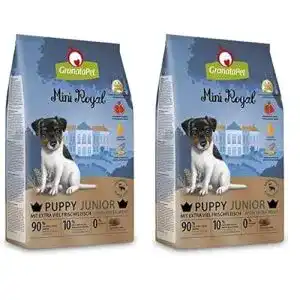 GranataPet Mini Royal Junior Hundefutter für Welpen, 1 kg Packung