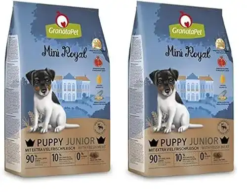 GranataPet Mini Royal Junior Hundefutter für Welpen, 1 kg Packung