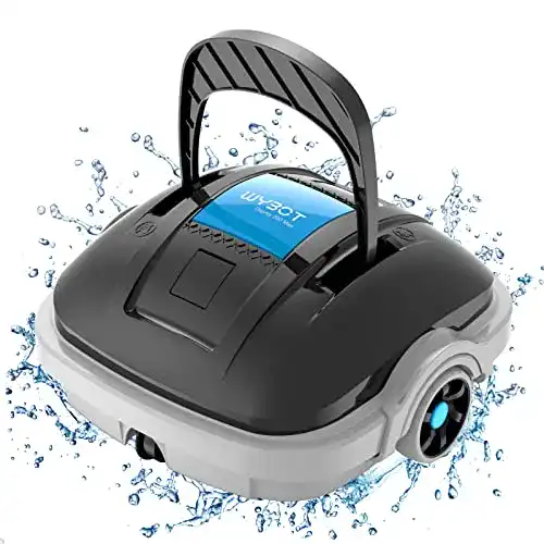 Akku Poolsauger WYBOT Poolroboter für kabellose Reinigung bis 80 m²