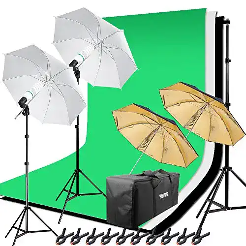 Fotostudio Set Hakutatz Hintergrundsystem 5-in-1