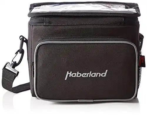 Fahrrad Lenkertasche Haberland Classic in Schwarz
