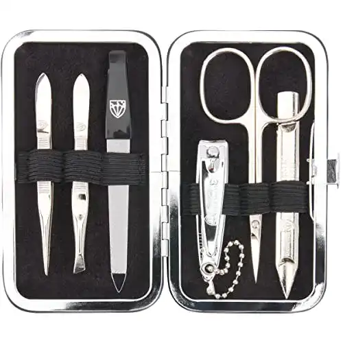 Nagelscheren-Set Drei Schwerter, 6-teiliges Nagelpflegeset Lucca