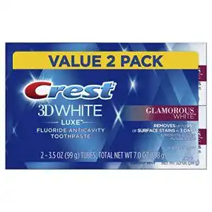 Crest Zahnpasta Twin Pack 3D White Luxe Glamorous