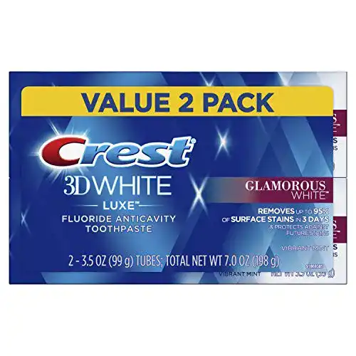 Crest Zahnpasta Twin Pack 3D White Luxe Glamorous