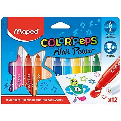Fenstermalstifte Maped – Filzstifte COLOR’PEPS MINI JUMBO