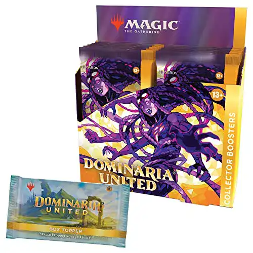 Magic Booster für Magic: The Gathering Dominaria, 12 Booster und Box-Topper