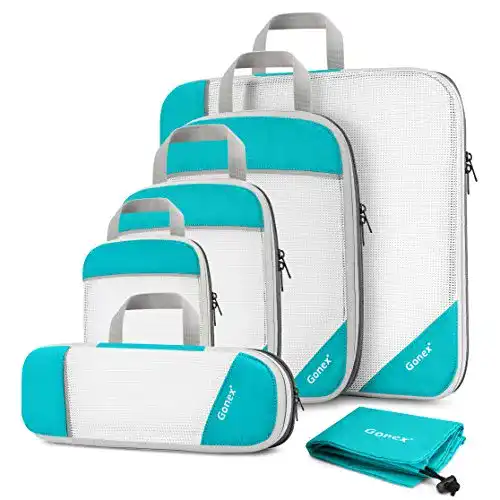 Gonex Packwürfel Set 6-teilig für effizientes Packen und Organisation